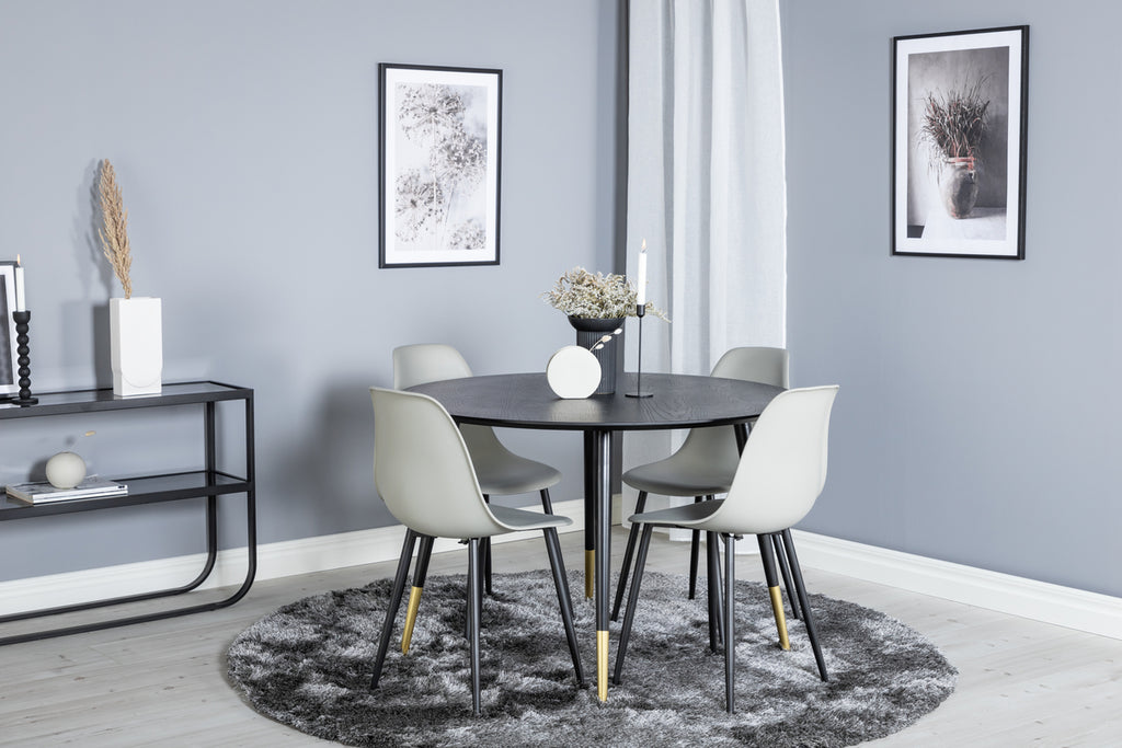 Dipp Runda Matbord ⌀115 Svart