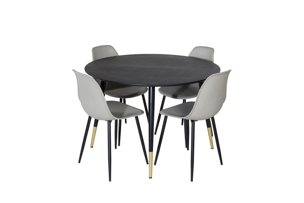 Dipp Runda Matbord ⌀115 Svart