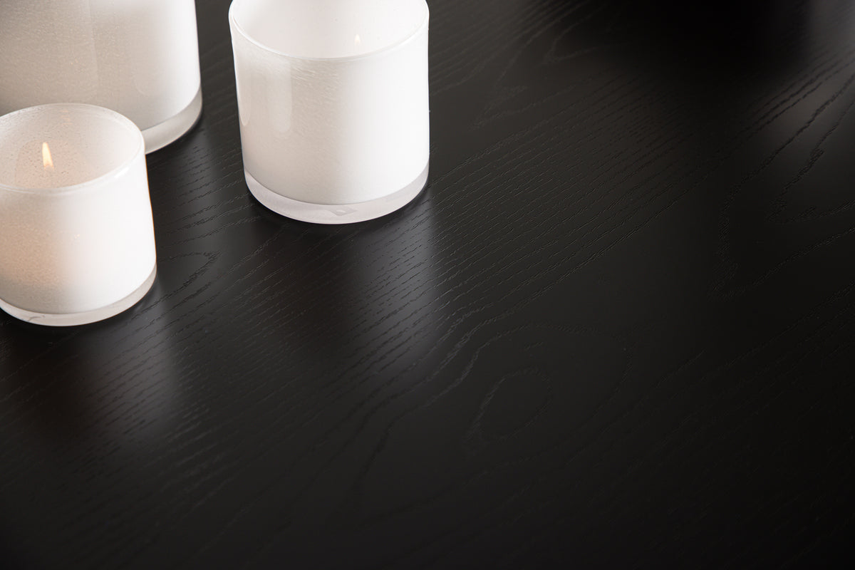 Dipp Rektangulära Matbord 180 x 90 Svart