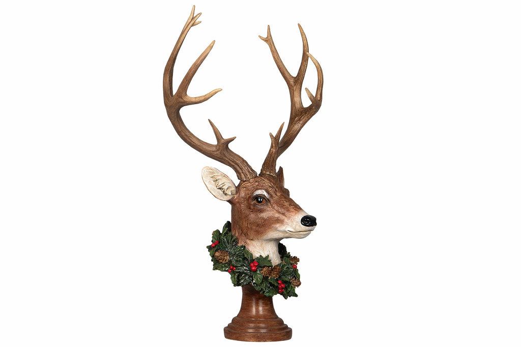 Hjort Med Krans Poly