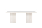 Olga Rektangulära Matbord 200 x 90 Vit