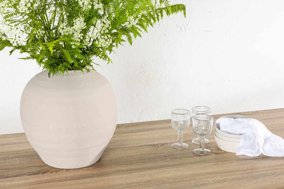 Damon Rektangulära Matbord 200 x 90 Vitputsad