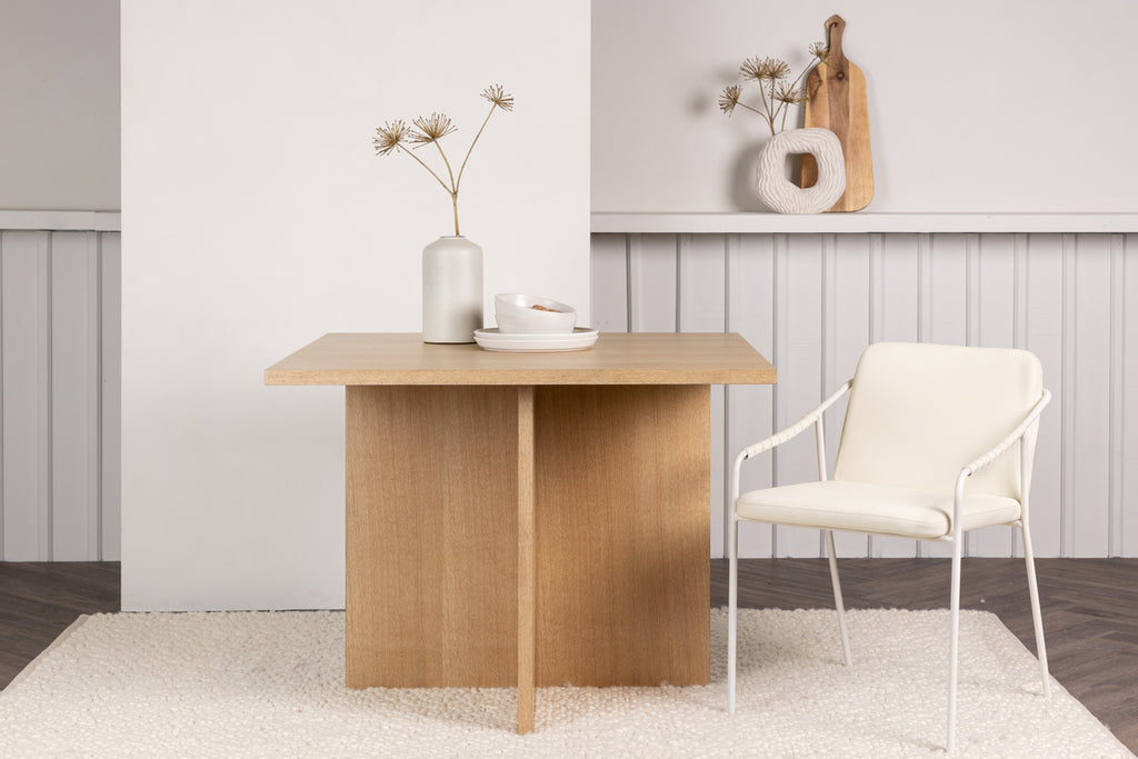 Leo Rektangulära Matbord 100 x 100 Natur