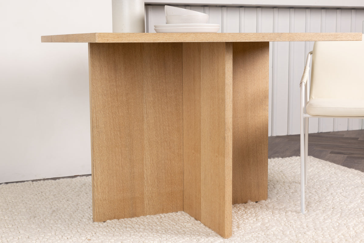 Leo Rektangulära Matbord 100 x 100 Natur