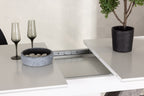 Disa Rektangulära Matbord 120 x 80 Vit