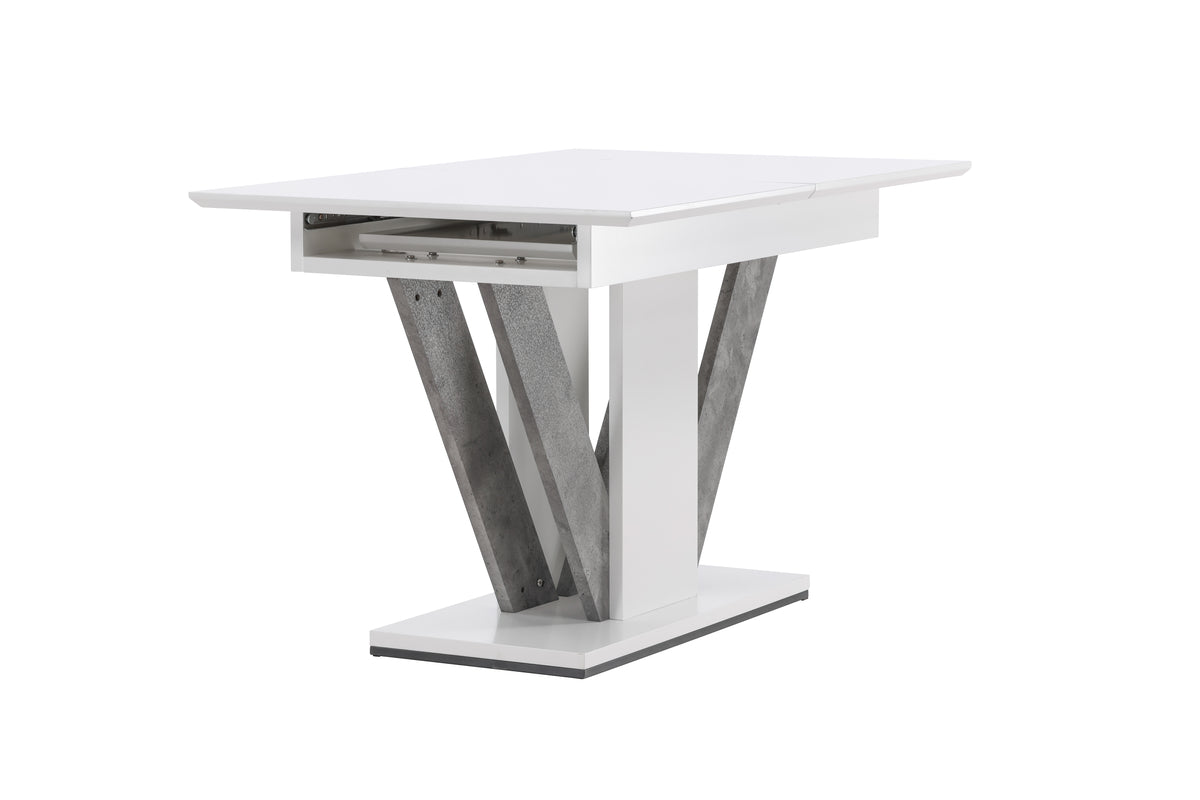 Disa Rektangulära Matbord 120 x 80 Vit