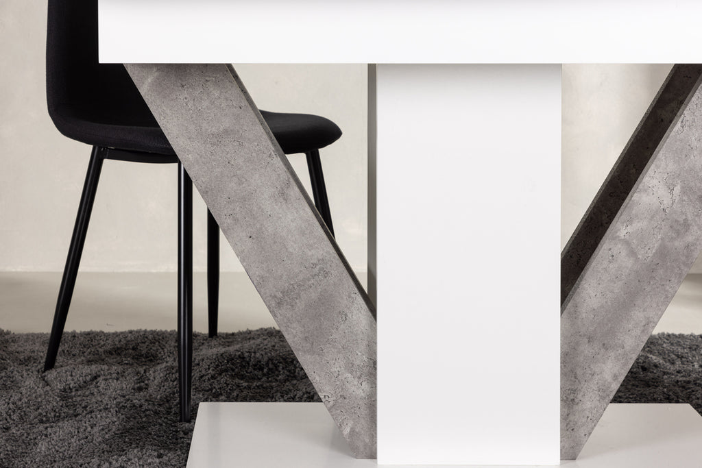 Disa Rektangulära Matbord 120 x 80 Vit