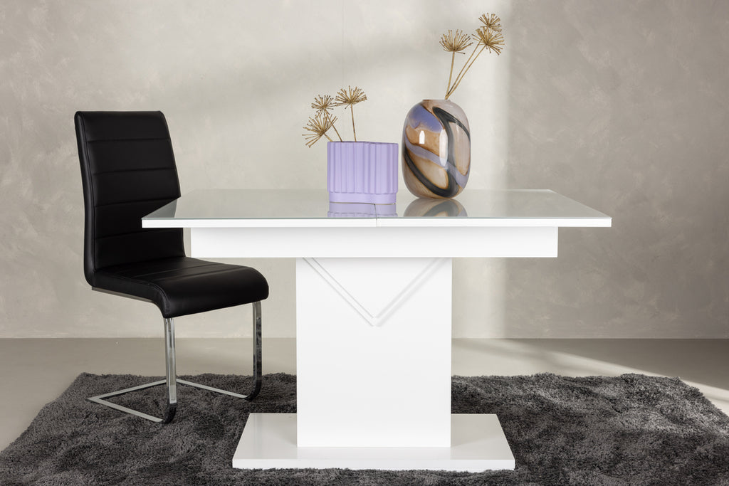 Pluto Rektangulära Matbord 120 x 90 Vit