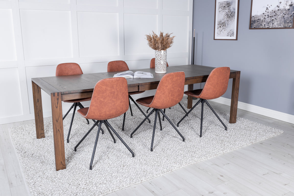 Polar Matstolar 2-pack Brun