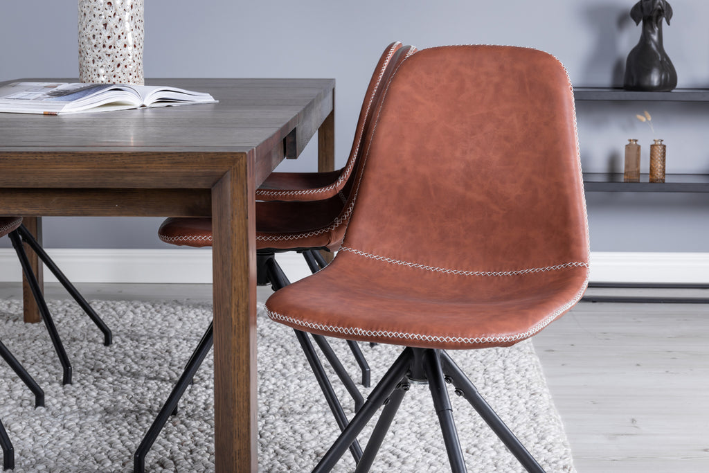 Polar Matstolar 2-pack Brun