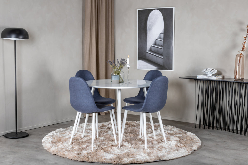 Polar Matstolar 2-pack Blå