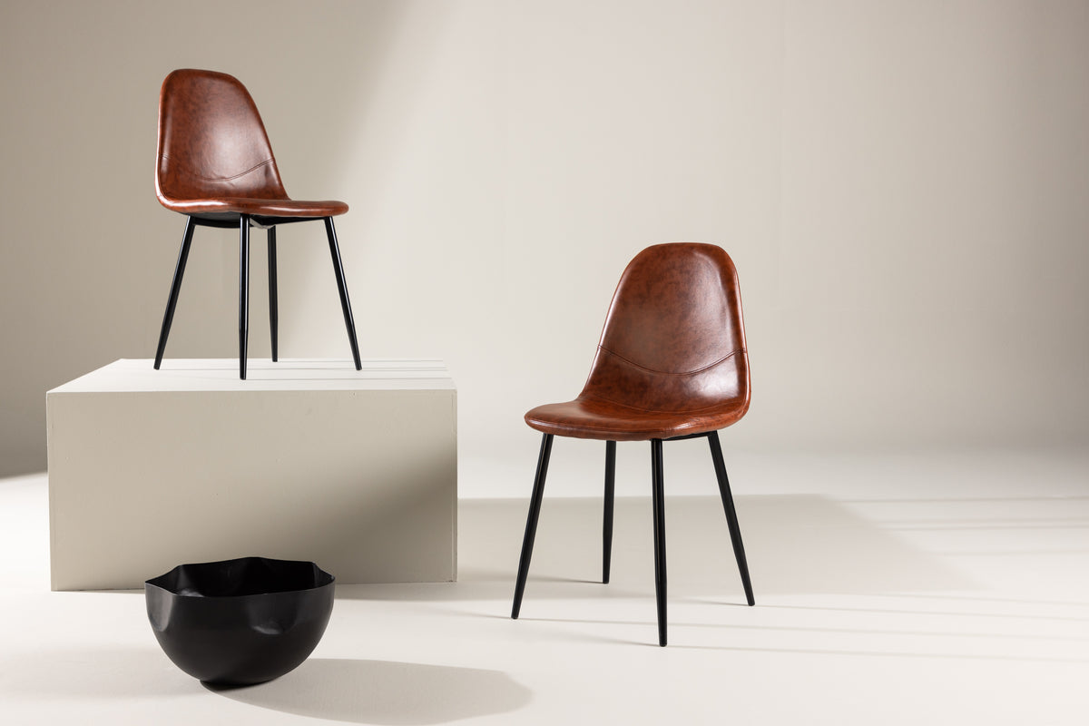 Polar Matstolar 2-pack Brun