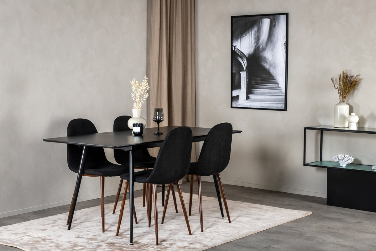 Polar Matstolar 2-pack Svart