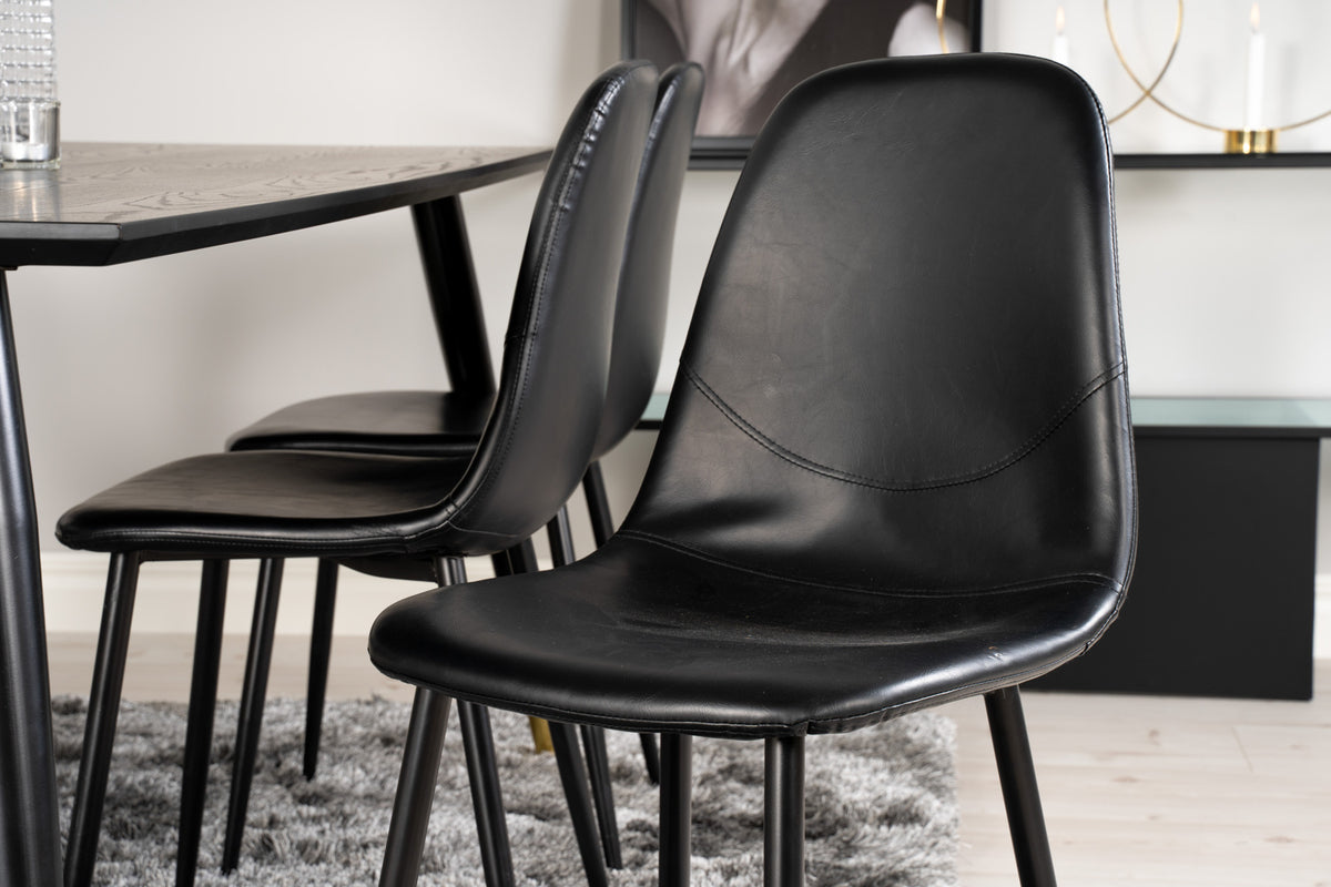 Polar Matstolar 2-pack Svart