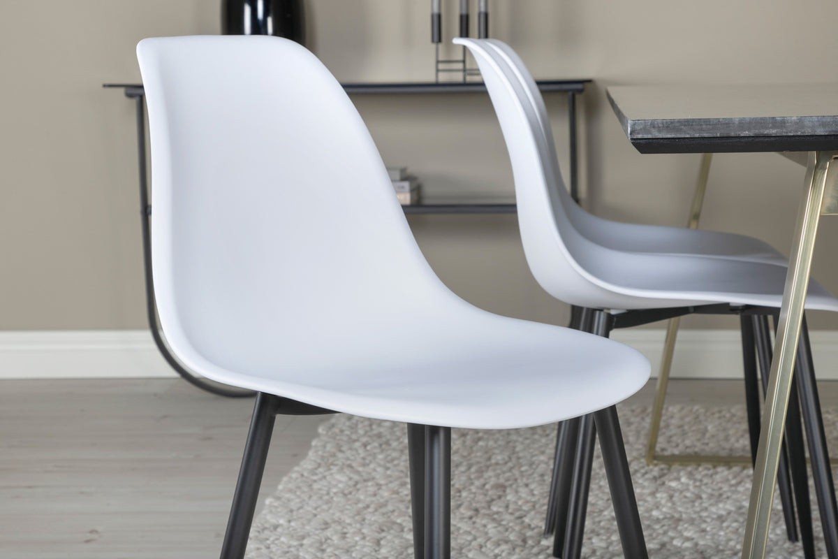 Polar Matstolar 2-pack Vit