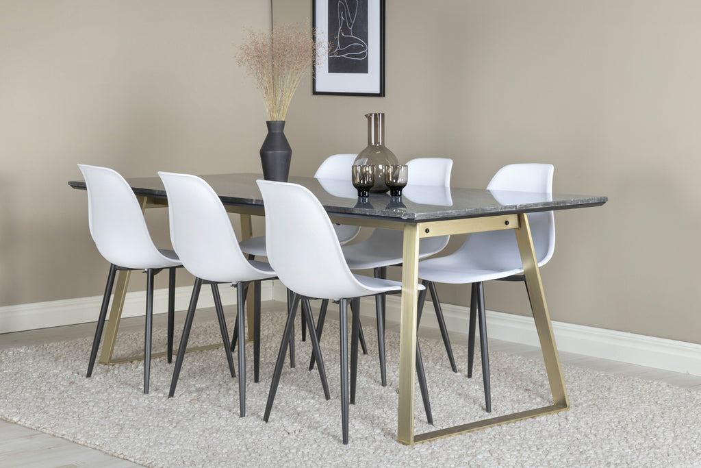 Polar Matstolar 2-pack Vit