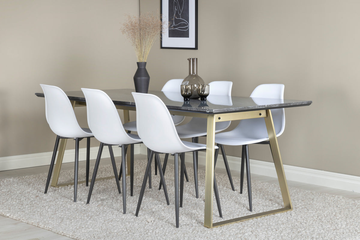 Polar Matstolar 2-pack Vit