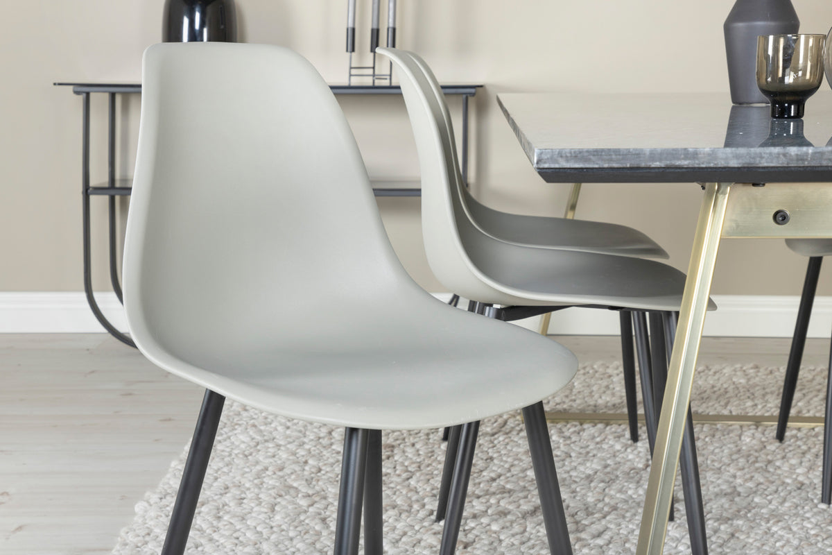 Polar Matstolar 2-pack Grå