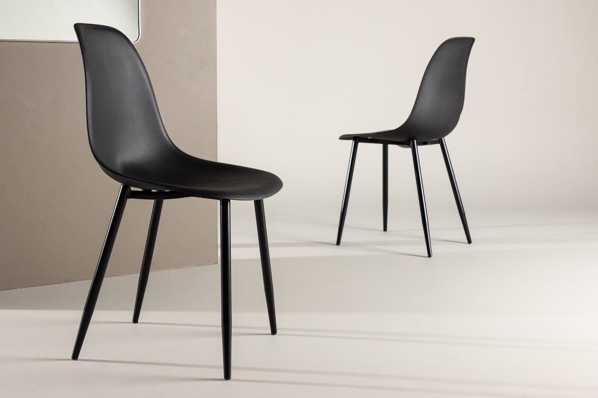 Polar Matstolar 2-pack Svart