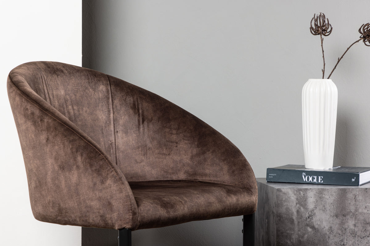 Evening Matstolar 2-pack Mörkbrun