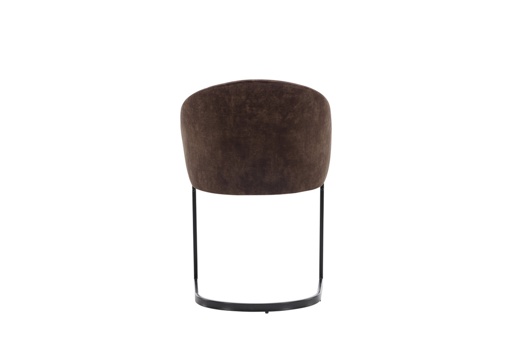 Evening Matstolar 2-pack Mörkbrun