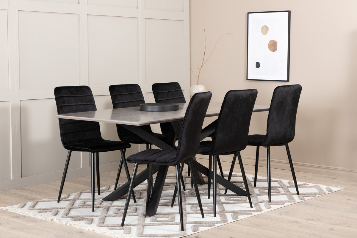 Windu Matstolar 2-pack Svart