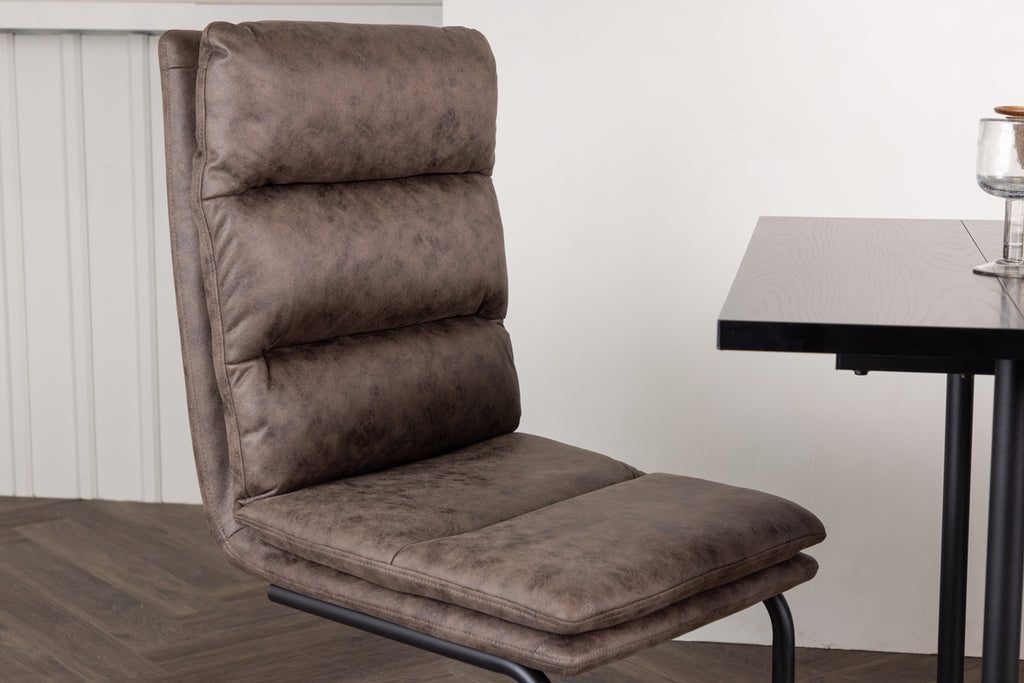 Zizo Matstolar 2-pack Brun