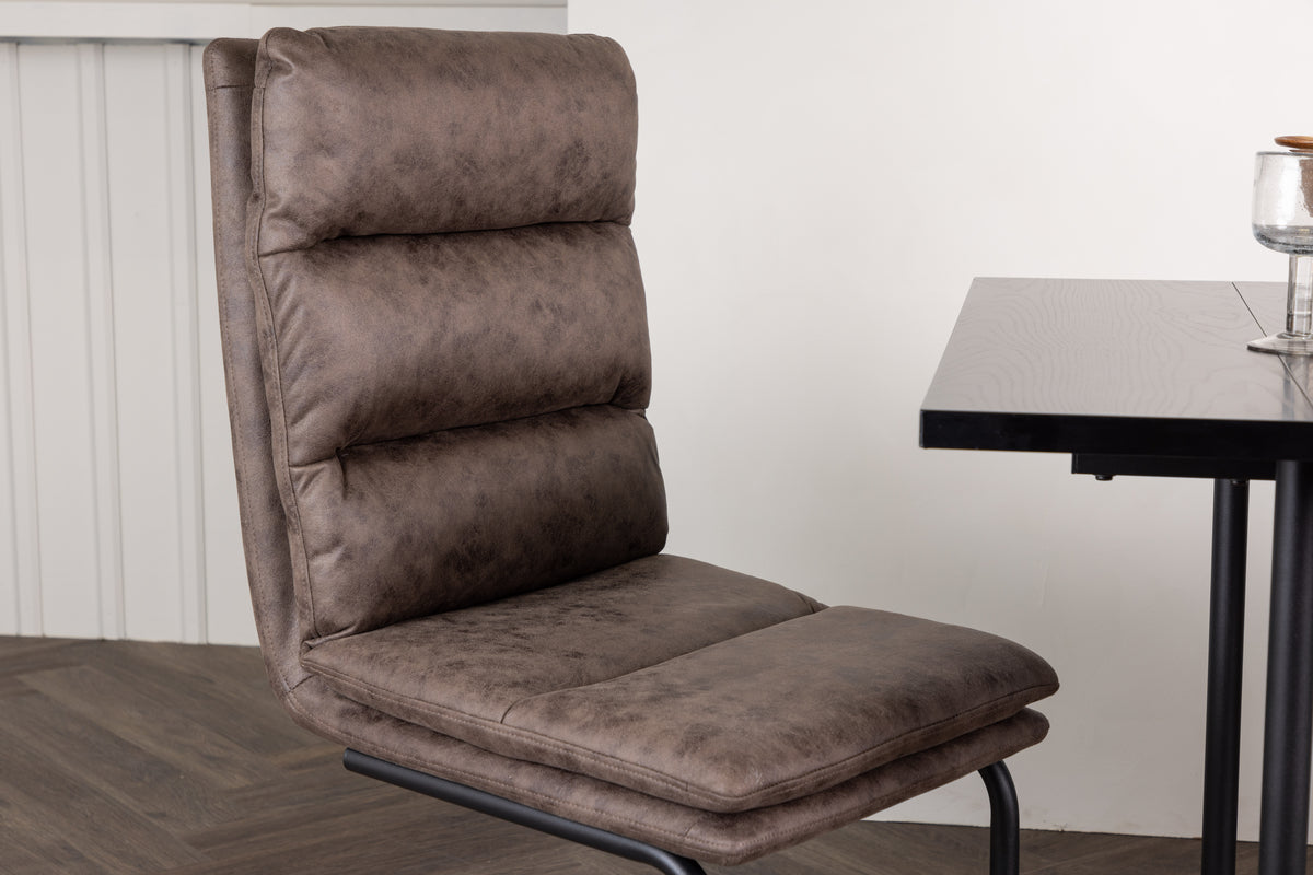 Zizo Matstolar 2-pack Brun