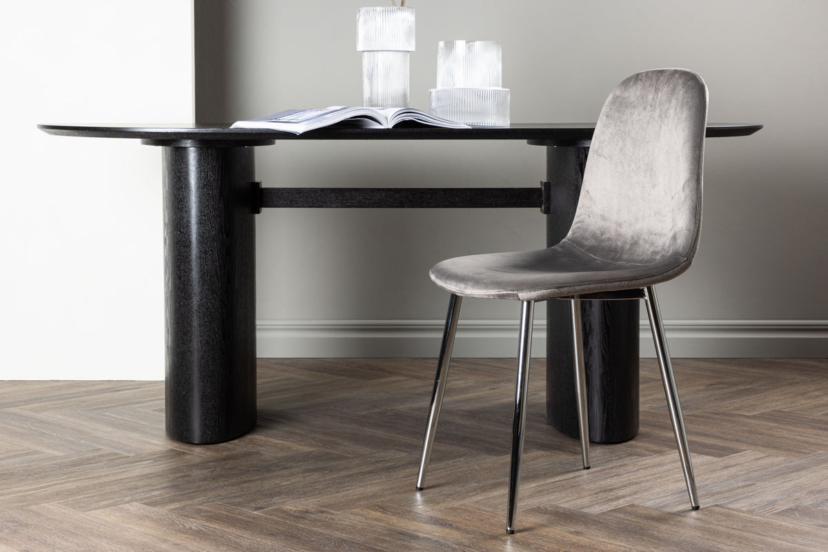 Eva Matstolar 2-pack Ljusgrå