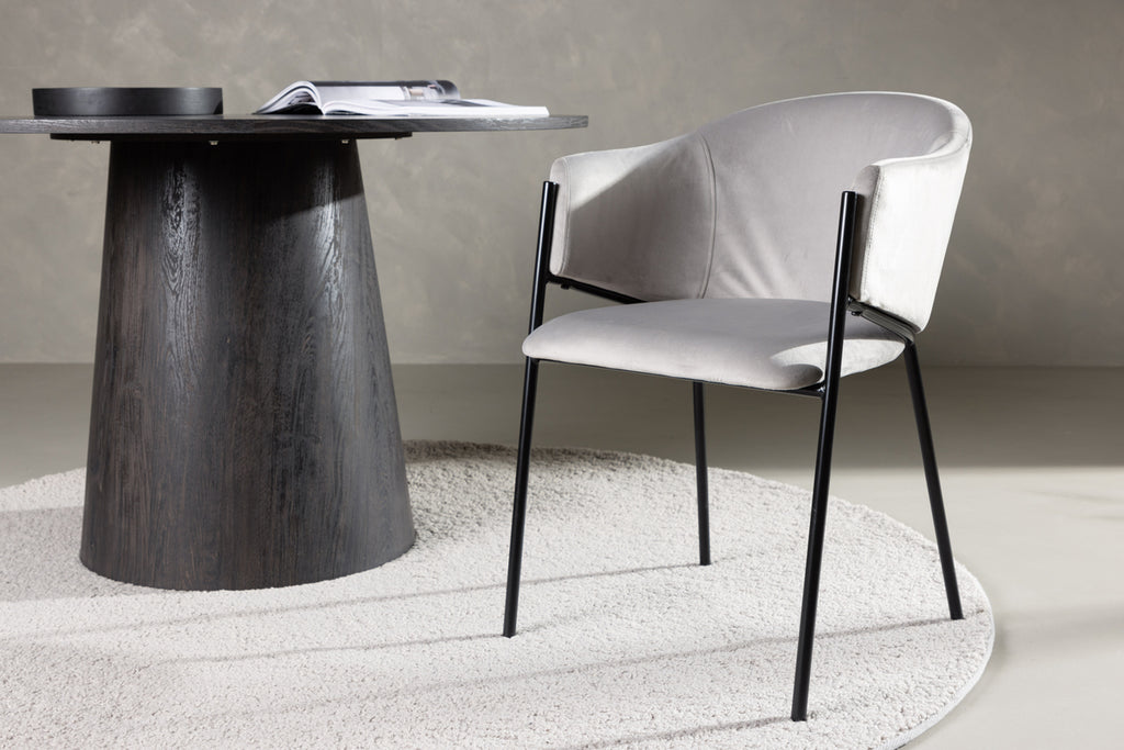 Evelina Matstolar 2-pack Grå