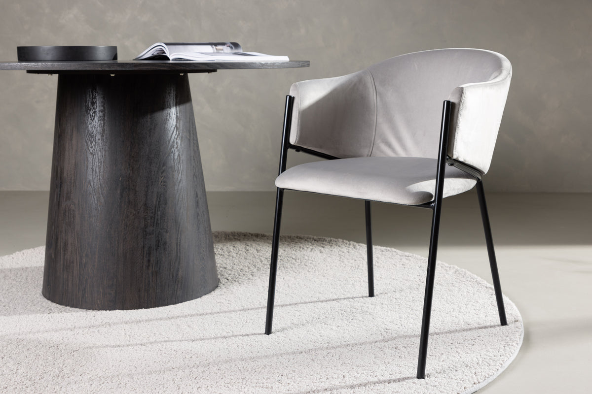 Evelina Matstolar 2-pack Grå