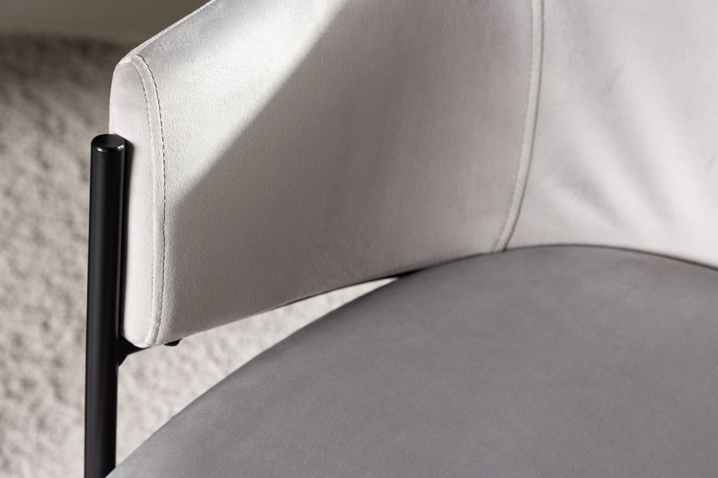 Evelina Matstolar 2-pack Grå