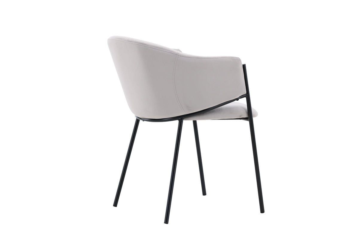 Evelina Matstolar 2-pack Grå