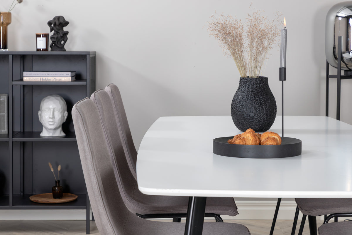 X Matstolar 2-pack Grå