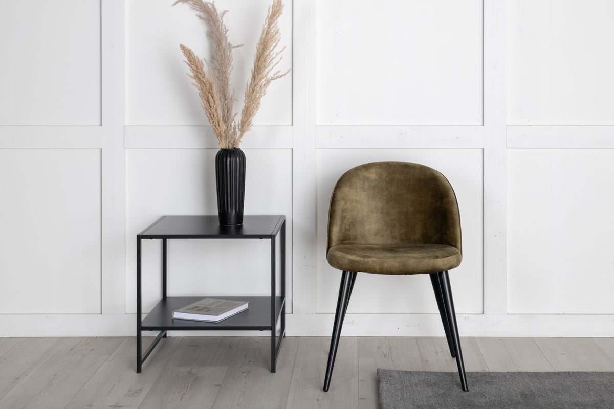 Velvet Matstolar 2-pack Grön