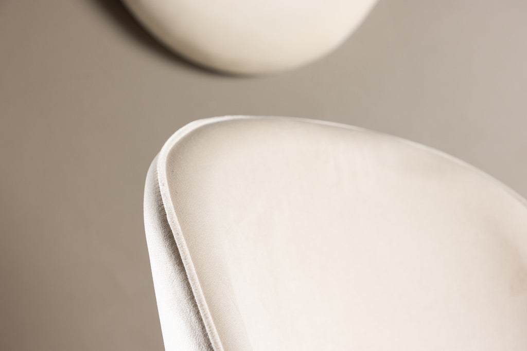 Velvet Matstolar 2-pack Beige