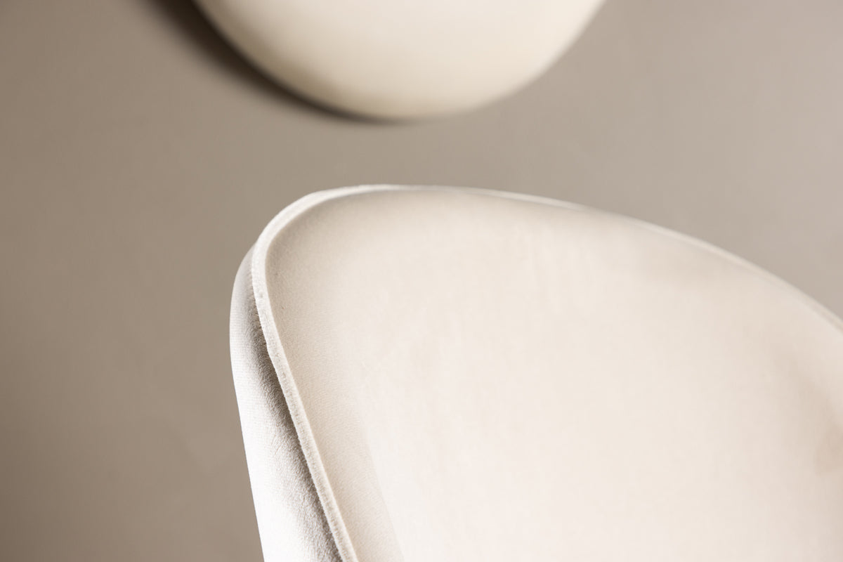 Velvet Matstolar 2-pack Beige