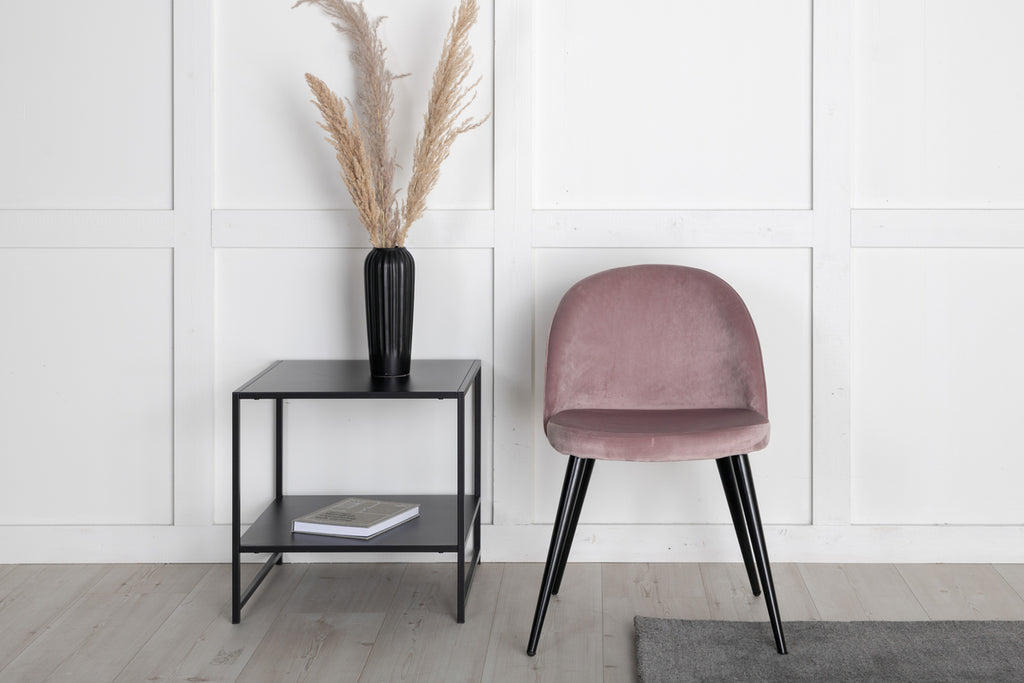 Velvet Matstolar 2-pack Gammelrosa