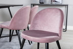 Velvet Matstolar 2-pack Gammelrosa