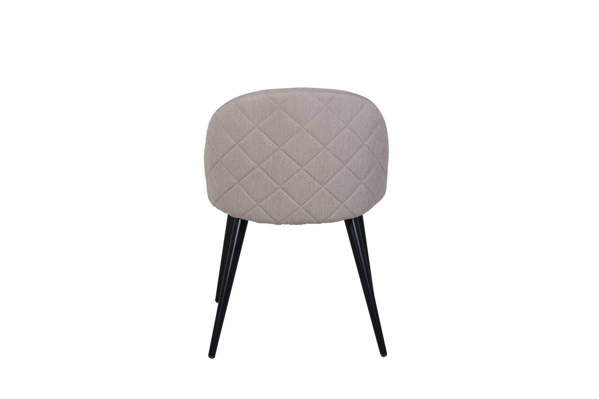 Velvet Matstolar 2-pack Beige