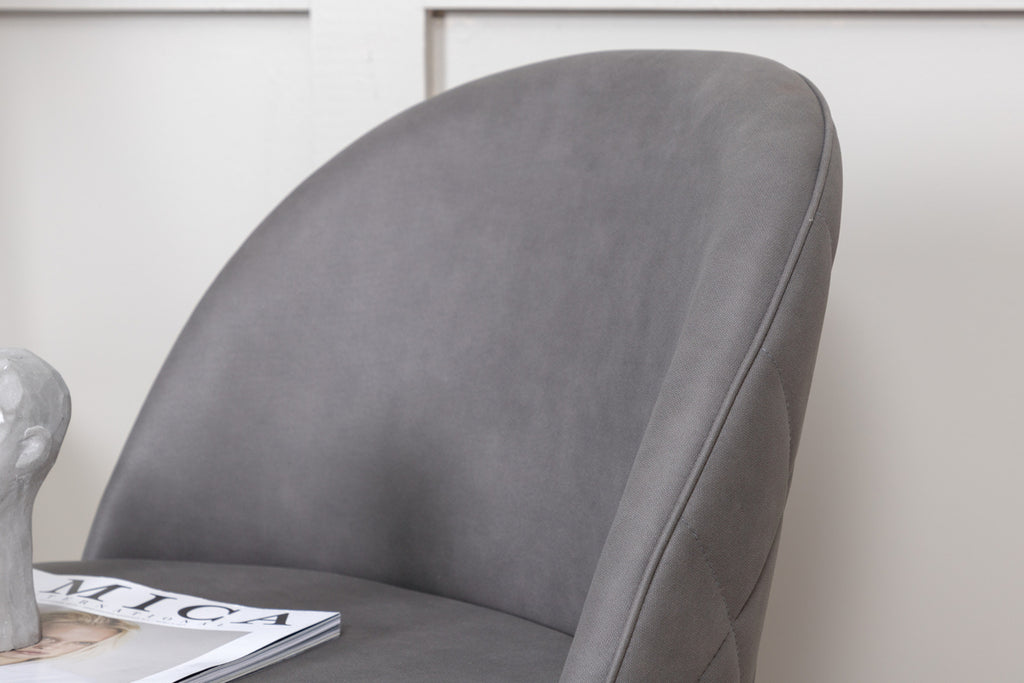 Velvet Matstolar 2-pack Grå