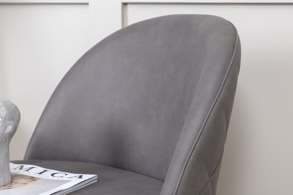 Velvet Matstolar 2-pack Grå