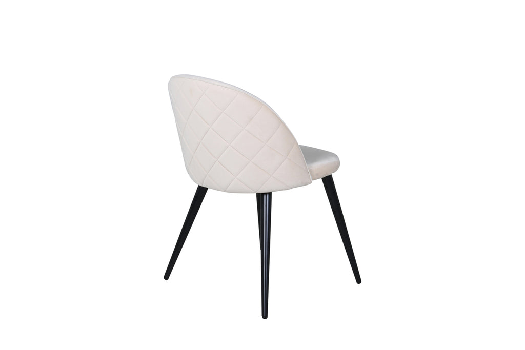 Velvet Matstolar 2-pack Beige