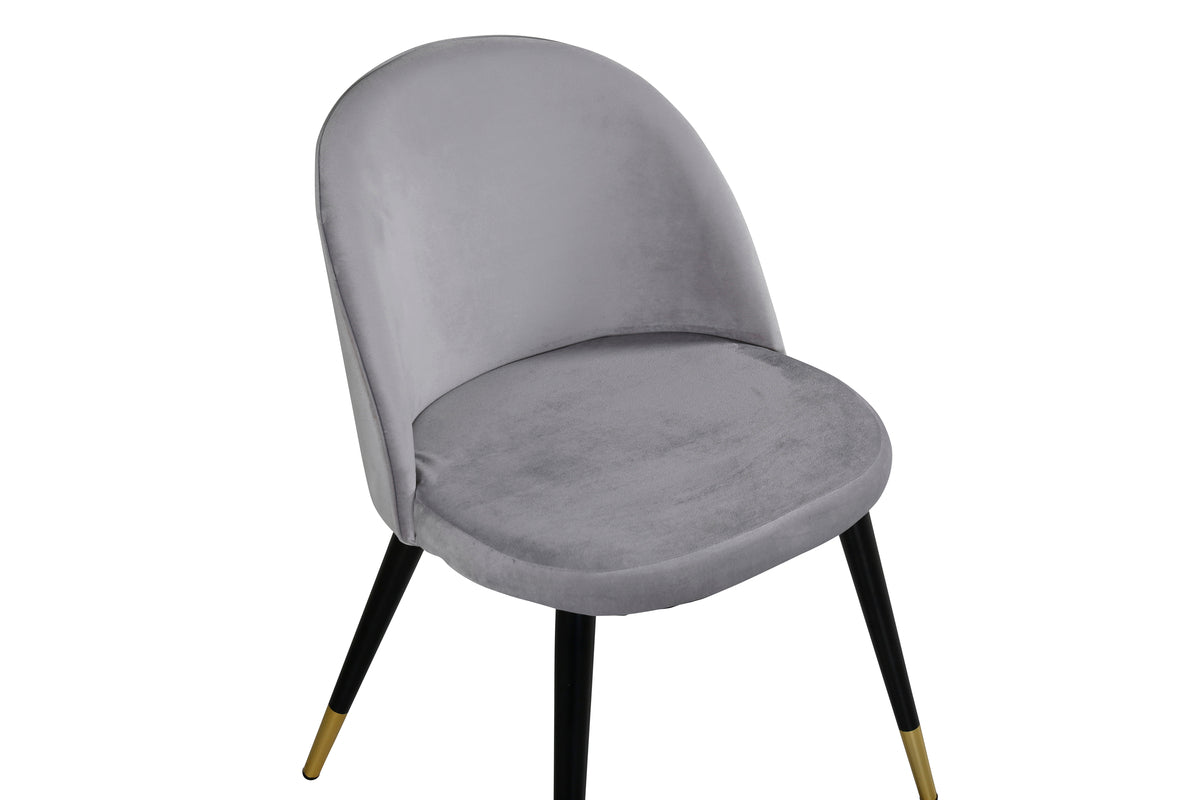 Velvet Matstolar 2-pack Grå