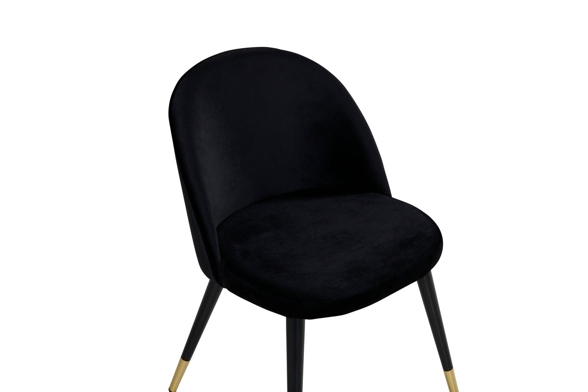 Velvet Matstolar 2-pack Svart