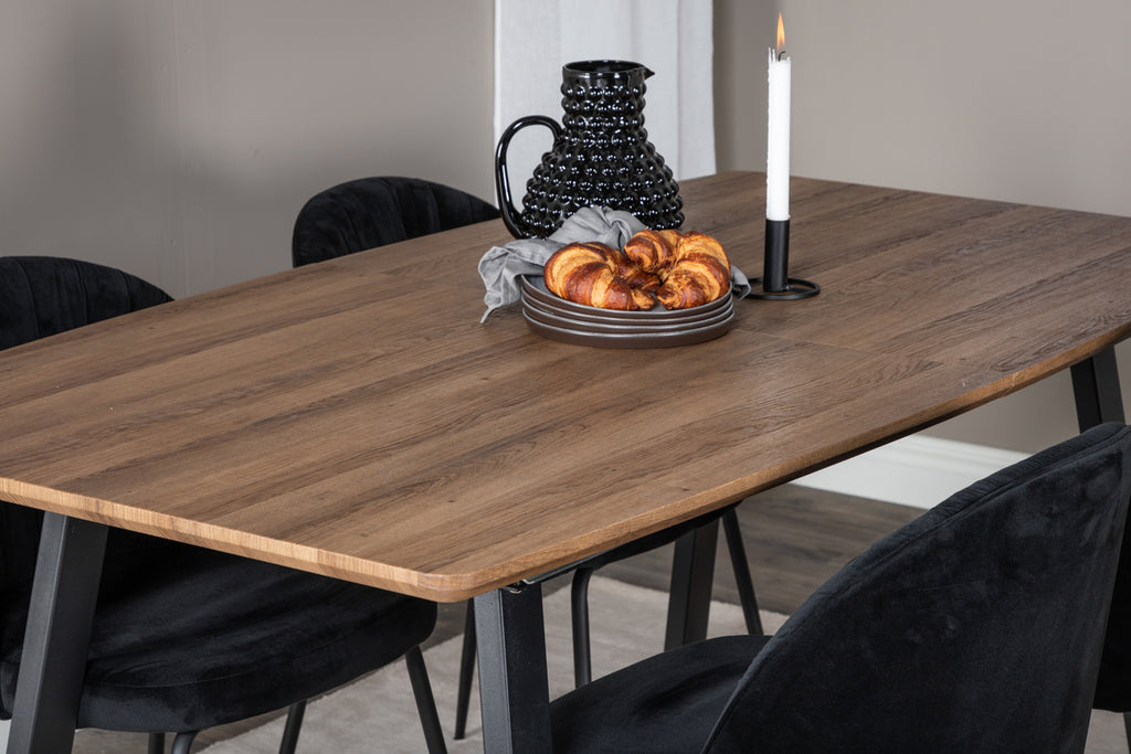 Inca Rektangulära Matbord 160 x 85 Valnöt