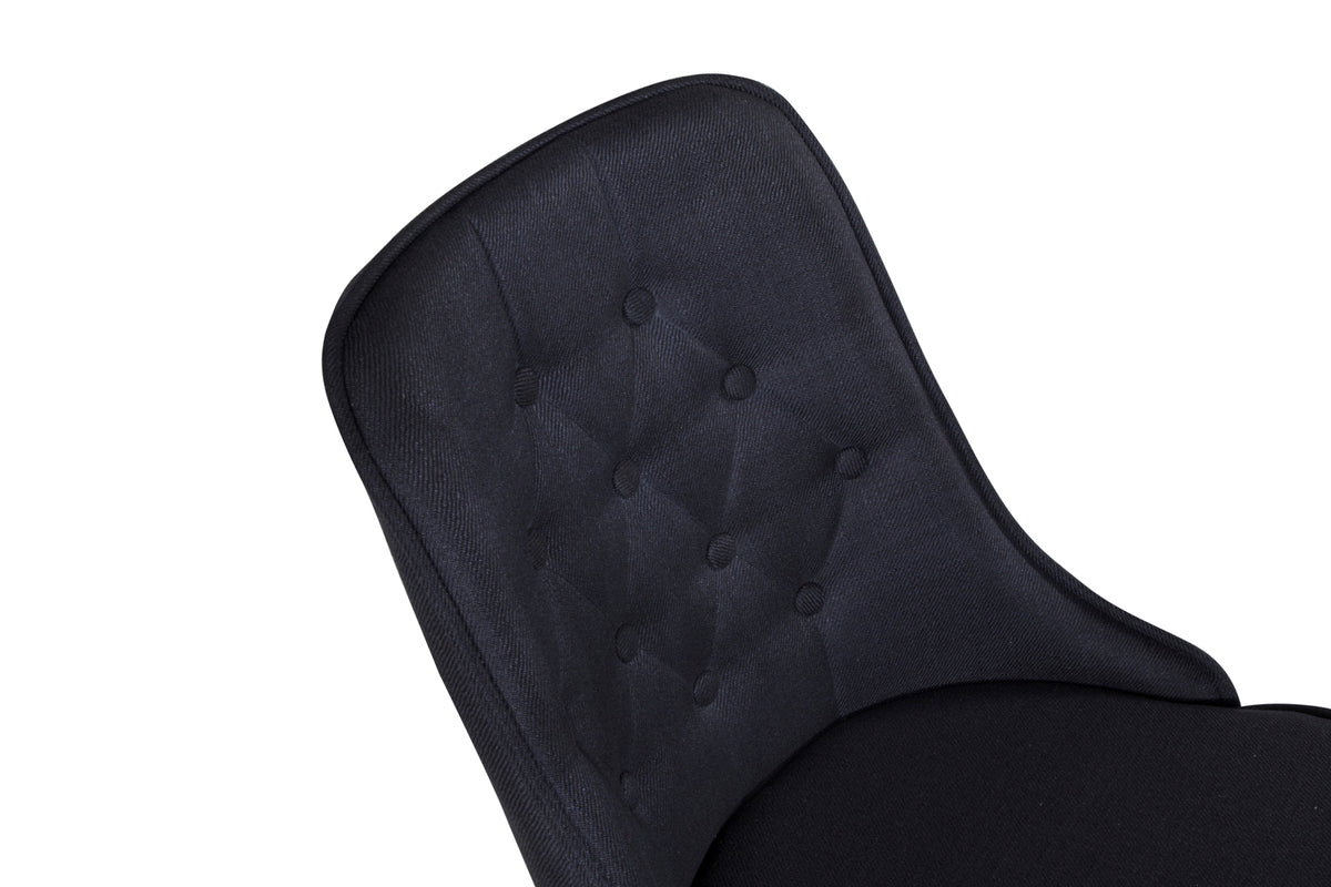 Velvet Deluxe Matstolar 2-pack Svart