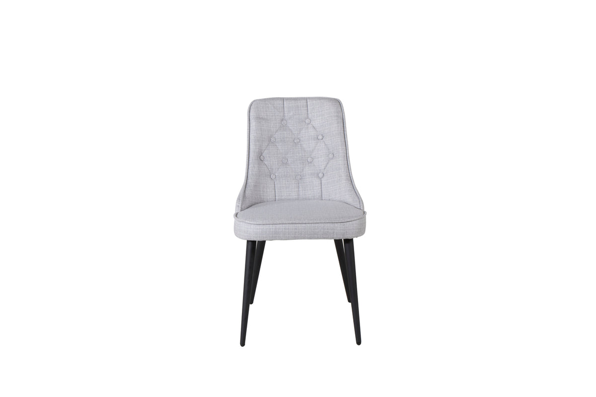 Velvet Deluxe Matstolar 2-pack Grå