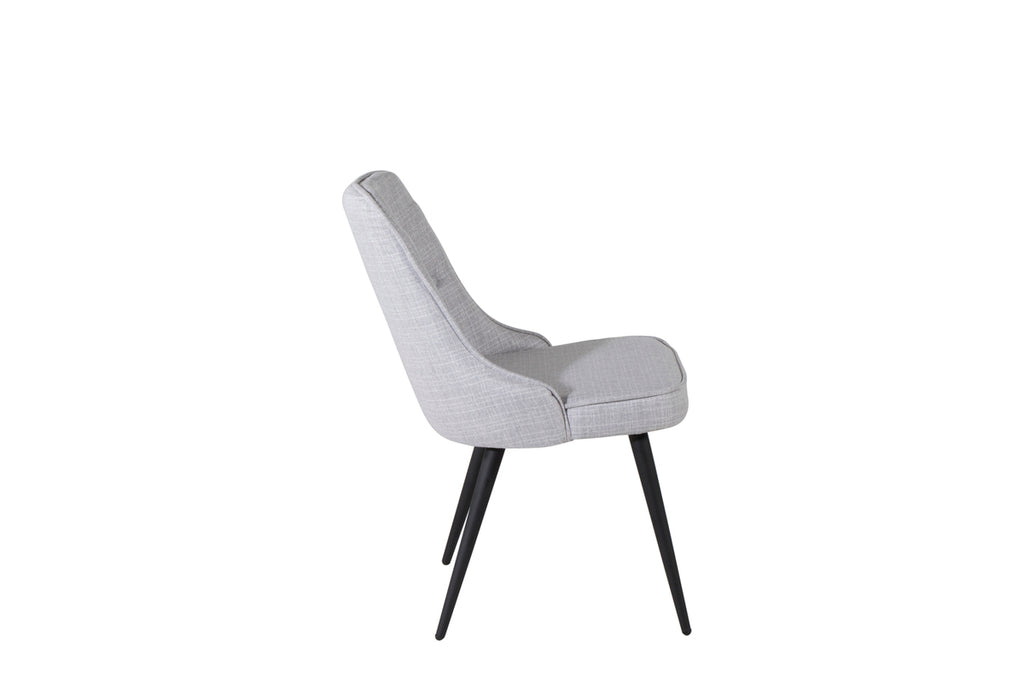 Velvet Deluxe Matstolar 2-pack Grå