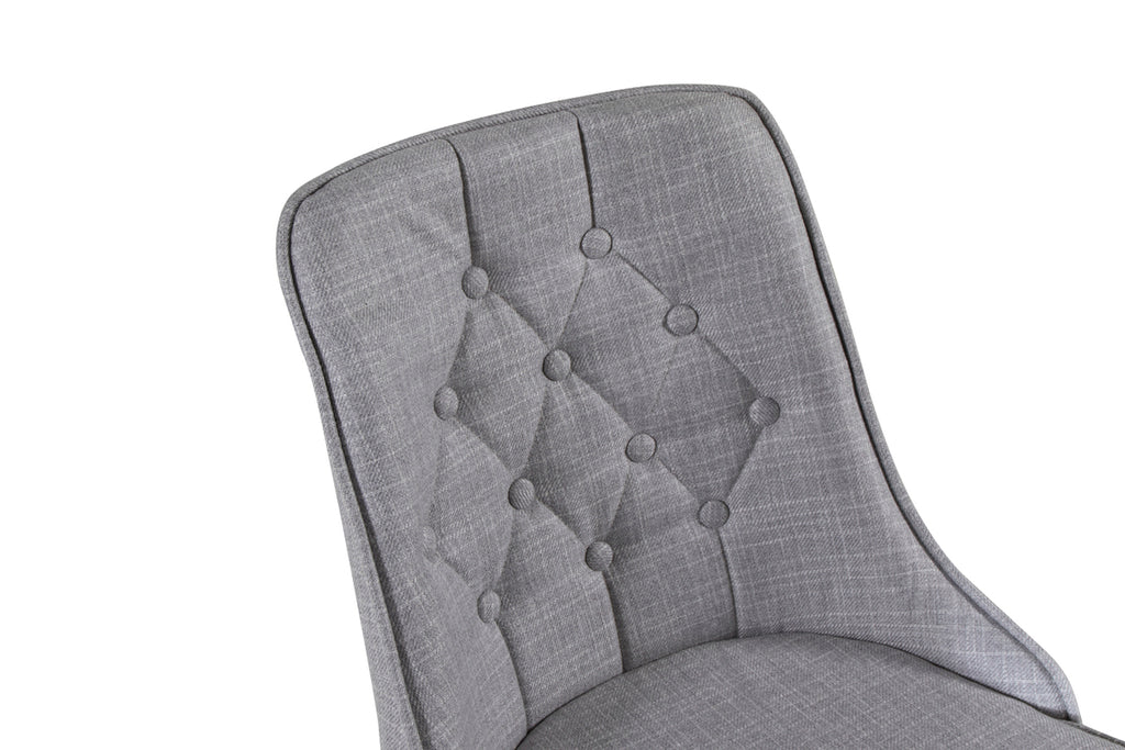 Velvet Deluxe Matstolar 2-pack Grå